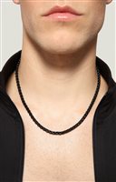 Collana Bikkembergs Uomo Action in Acciaio Diamante 0.01 Ct SKIN03BB - SKIN03BB